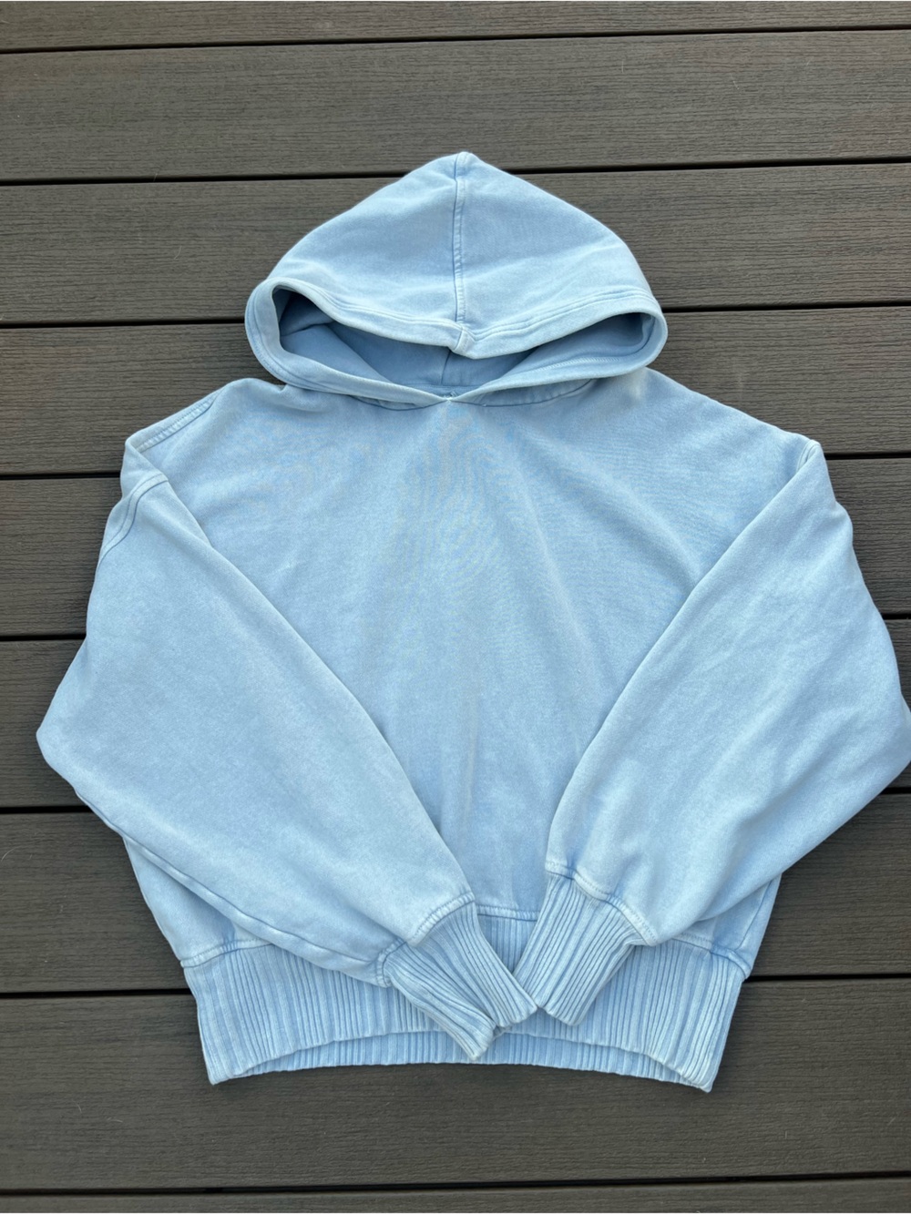 aerie Pale Blue Women's Hooded Pullover Sweatshirt